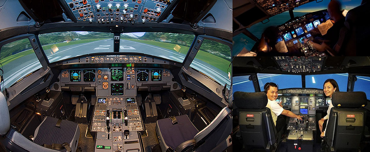 Simulateur de vol en Airbus Lille